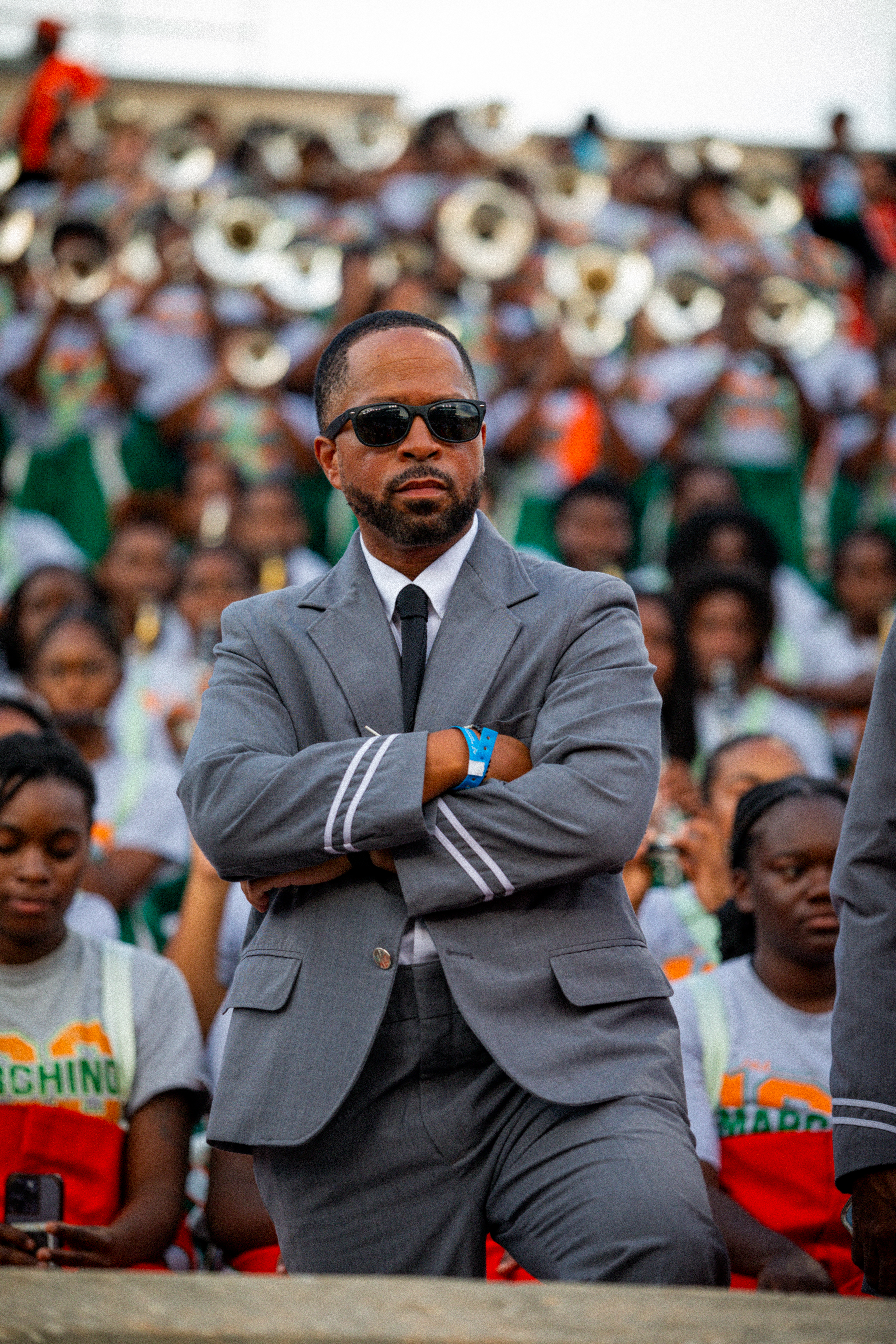 Delta Iota brothers standing together outdoors